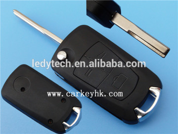 Key Opel 3 buttons remote flip modified key shell with HU43 blade Car key