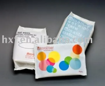single wet wipe