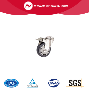 Stainless Steel Polished caster for hospital bed