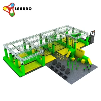 High-Quality Indoor Ninja Warrior Course Equipment with Simple, Effective & Safe Design