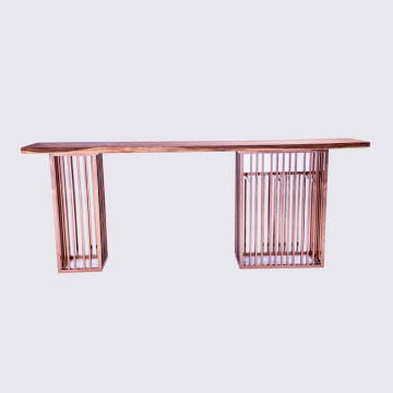 Goolee Hot Selling Fashion Design Durbale Wooden Bar Height Table