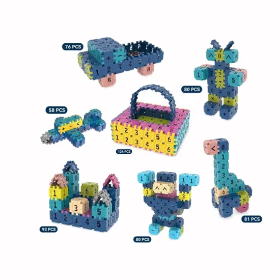 Colorful Number 108Pcs DIY Puzzle Kits: Educational Building Blocks Toy for Kids