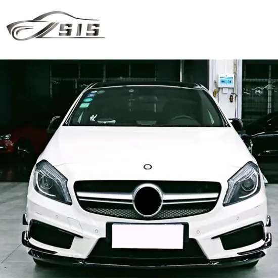 A-Class W176 A45 Plastic Body Kit 2014-2017 | Front Rear Bumper Side Skirts Grilles