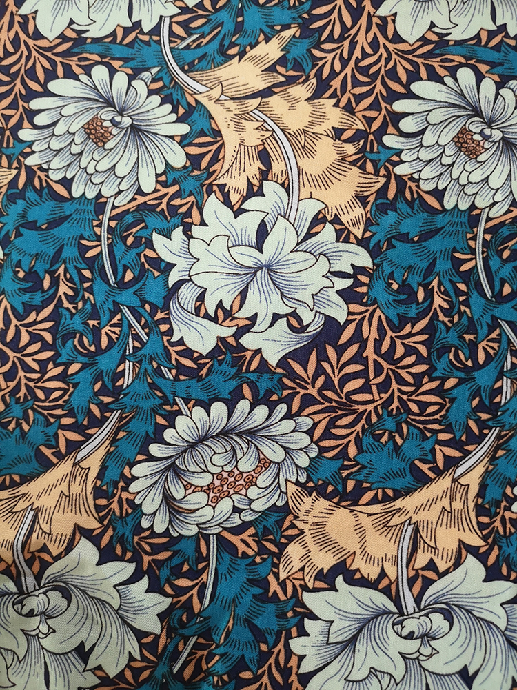 Ethnic Flower Rayon Poplin shuttle 45S Printing Fabric