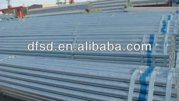 ASTM A500 Pre or Hot Dipped GI pipe