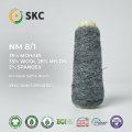 Fio misturado acrílico premium nm8/1 35% mohair 35% lã de alta qualidade ecológico super suave para suéteres de inverno oem/odm
