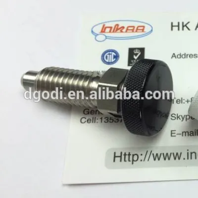 hand retractable spring plunger/pull ring index plunger