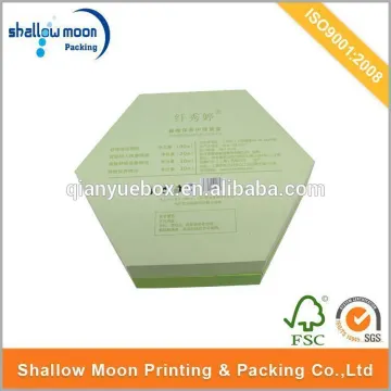 Supply quality wholesale Hexagon paper rigid box