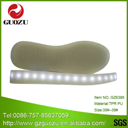 led blue multifunctional flash lighting sole
