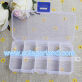 10/15 Slots Clear Adjustable Storage Box Home Organizer