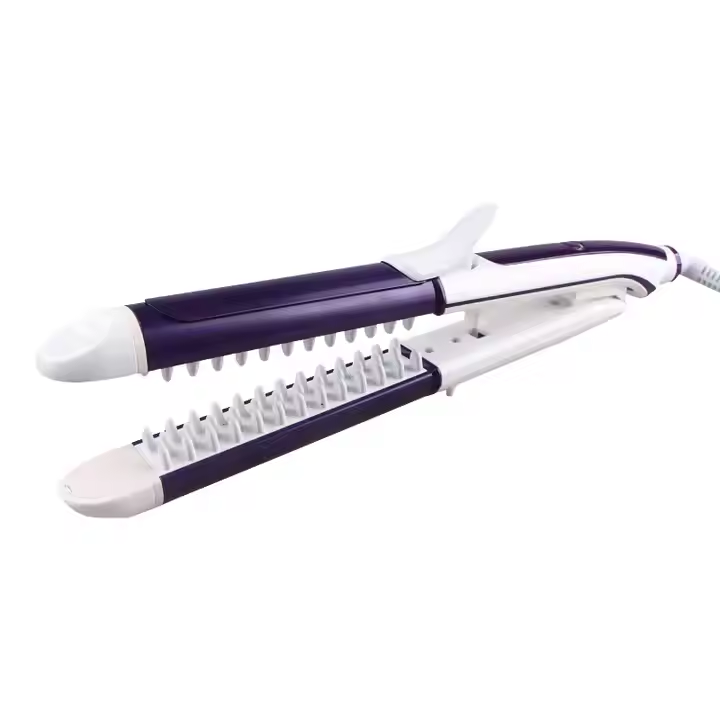 Recubrimiento de cerámica PTC Plisador de cabello plano de hierro