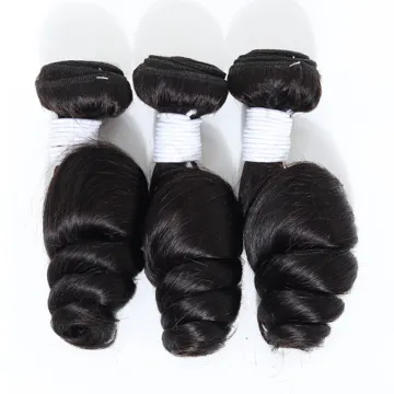 Brazilian Hair Loose Wave Bundles Natural color virgin brazilian cuticle aligned 100% Human Hair Bundles Remy Hair Extensions