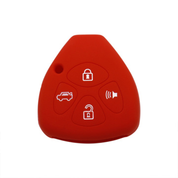 Toyota 4 buttons personalized silicone car key cover