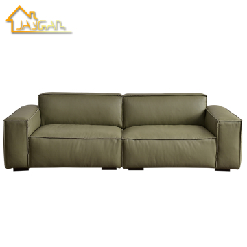 European 3 Seater Water Repellent Leather Modular Sectional Sofa