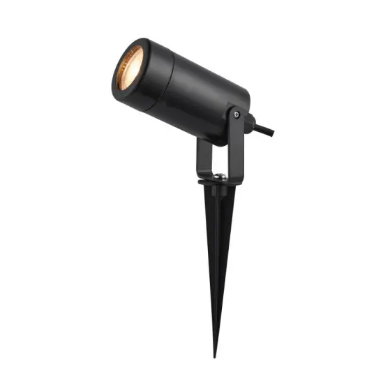 Affordable LED Garden Lighting: S1603 Plastic Spotlight Spike Lights for Outdoor Landscaping
