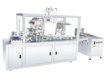 transparent film packaging machine