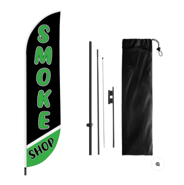 Sunshine Flying Banner: Outdoor Event Advertising Feather Flags for Smoke Shops