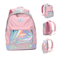 Rainbow Custom Logo Logo Primary Student Backpack Bound Book Sacks для детских девочек школа