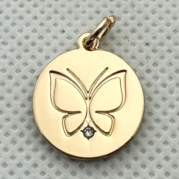 Neostar Gold Plated Bikini Gold Hang Charms - Custom Engraved Name Pendant Tags for Bracelet in Zinc Alloy Jewelry Accessory