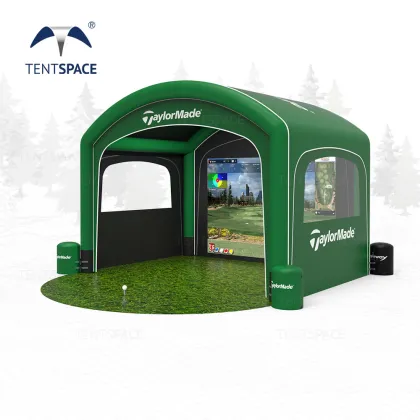Inflatable Golf Tent Simulator: New Arrival Indoor Golf Enclosures