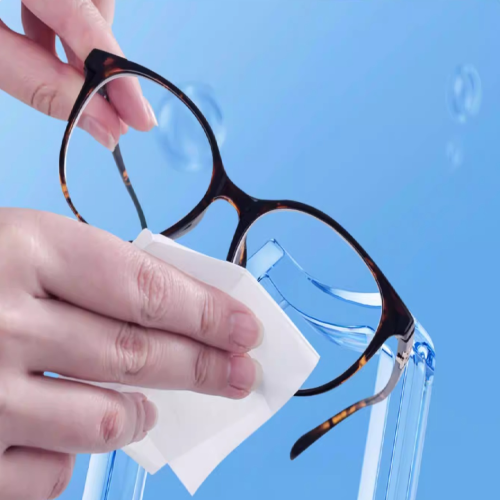 Toalhetes profissionais para limpeza de óculos e lentes