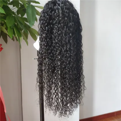 Headband wig human hair water wave headband with wig human hair whole sale headband wigs