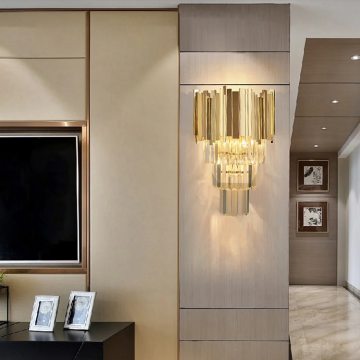 Nordic Modern Luxury Crystal Wall Lamp