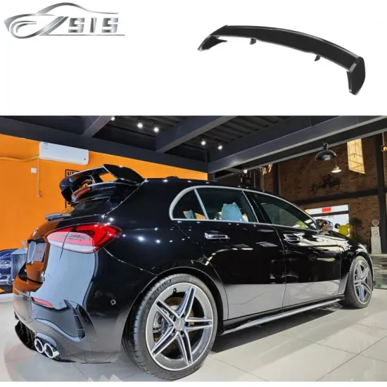 Carbon Fiber Black Rear Spoiler Fit for Mercedes-Benz A-Class W177 A45 2019-2023
