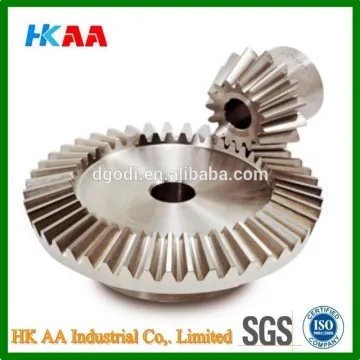 Custom high precision CNC machining steel material bevel gear, straight bevel gear supplier