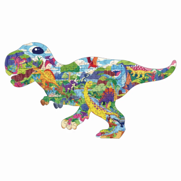 151pcs Dinosaur Jigsaw Puzzle Set for Kids: Educational Toy in Backpack Box