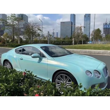 PET Laser Colorful Tiffany blue car wrap vinyl