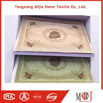 New Design jacquard style 100% polyester material chenille jacquard door mat MN-01