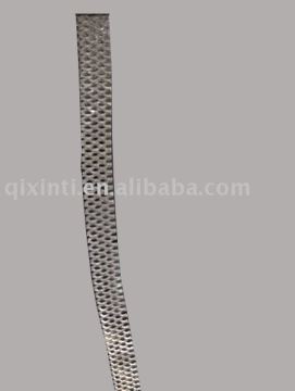 Mesh ribbon titanium anode for anti-corrosion