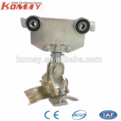 KOMAY Trolley for Round Cable/Wire Rope Cable Steel Cable Trolley