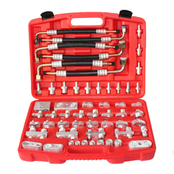 Pokka 56 PCS Kit di test di perdite AC AUS e rivelatore per la riparazione di camion e furgoni