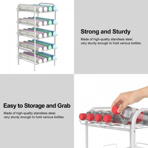 5-Tier Free Standing Can Organizer for Pantry