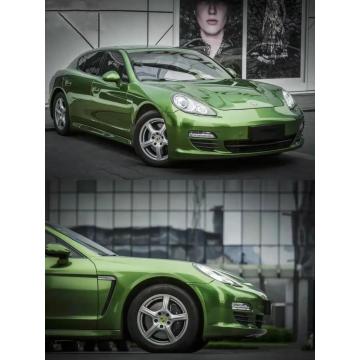 Metal Paint metallic gloss mamba green car wrap vinyl