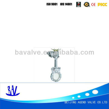Electric knife gate valve