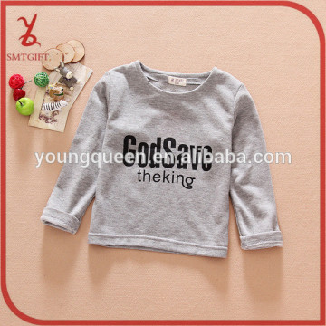 KT58 children's cotton letter long sleeve T-shirts