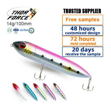 Thorforce 130mm 26g Walk-the-Dog Pencil Lure for Fishing Baits