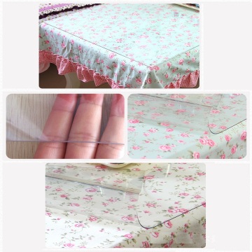 high quality waterproof transparent PVC table cloth