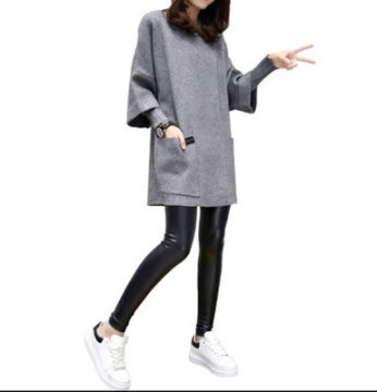 Spring Large Size Pure Color Hoodies for Women - New Design Loose Fit