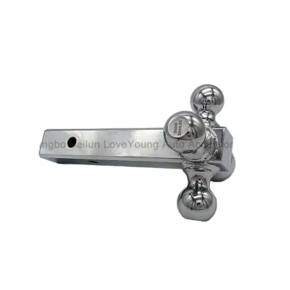 Forged Steel Pintle Hook Hitch Four Ball Mount Tow Hook Trailer Hook