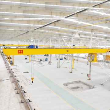 Top Traveling Suspension Workshop Used 10t Double Girder Overhead Bridge Crane Price