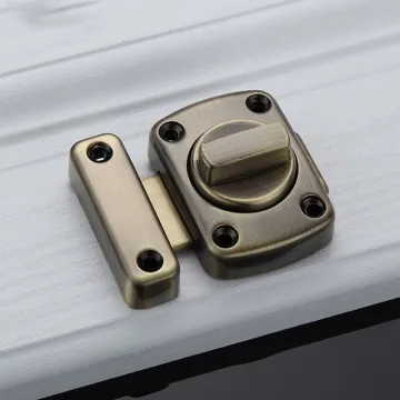 Universal Door Latch Gate Latch Security Sliding Door Lock Door Bolt Zinc Alloy With Screws Latch Home Anti-theft Exposed Bolt