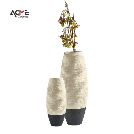 Handcrafted Nordic Ceramic Ornaments and Decorative Vase Set: A Blend of Creativity, Hydroponics, and Home Décor