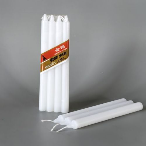 8pcs high quantity paraffin wax candle shrinkbag package