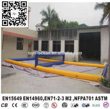 Customized Inflatable Water Volleyball Court Inflatable interactive sport game