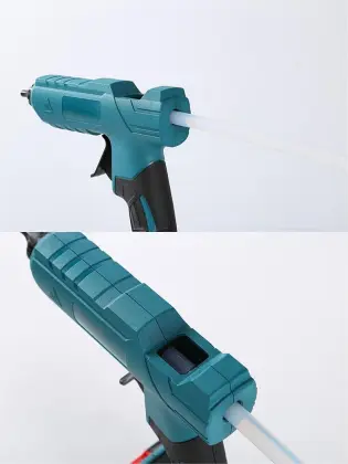 Cordless Dual Temperature Hot-Melt Glue Gun for DIY Projects