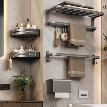 Cream style towel rack